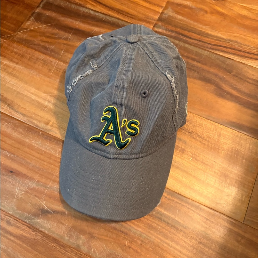 New Era Kids Cap - Gray with Green Logo